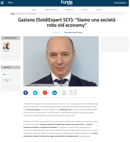 intervista su FundsPeople, gaziano