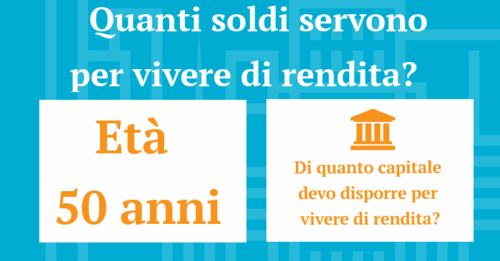 vivere di rendita consumando il capitale
