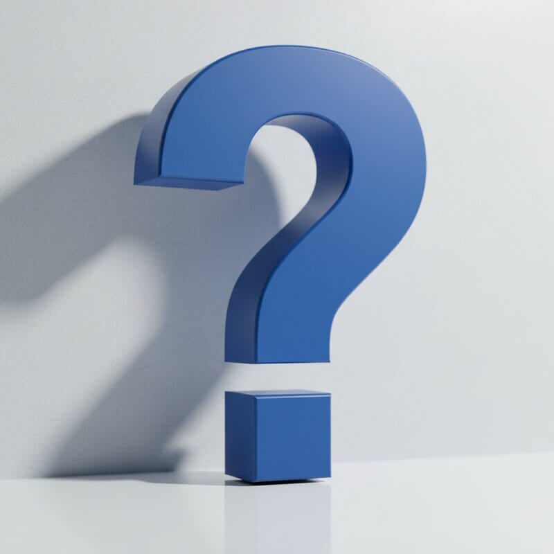 Punto interrogativo stilizzato